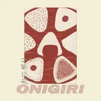 Halftone Onigiri with Hiragana - design