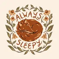 Always Sleepy Fox - design