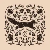 Cozy Night Fox - design