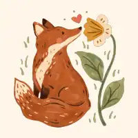 Fox and Flower - design