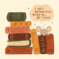 Mouse's Book Pile - design