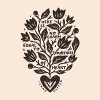 Tenderness of Heart Jane Austen Quote - design