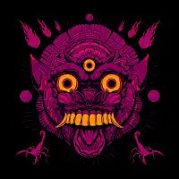 Demon mask - design
