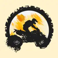 ATV and Quad Bike. Dirt Rider - design
