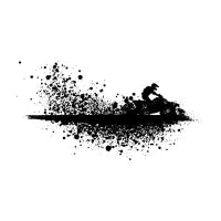 ATV and Quad Bike. Ink Quad Bike Rider - design