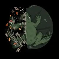Goblincore Frog - design