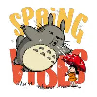 Spring Vibes Totoro - design