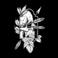 Forest Skull T-Shirt - design