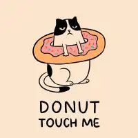 Donut touch me - design