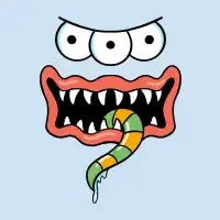 Monster face - design