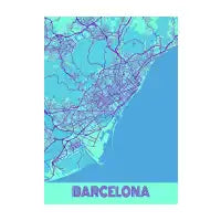Barcelona - Spain Galaxy City Map - design