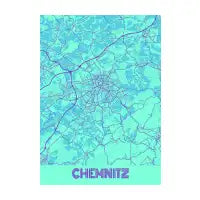 Chemnitz - Germany Galaxy City Map - design
