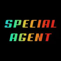 Colorful Special Agent Text - design