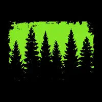 Green forest illustration T-Shirt - design