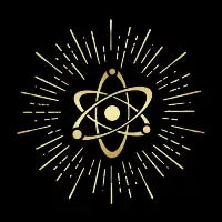 Vintage Gold Physics Drawing - design