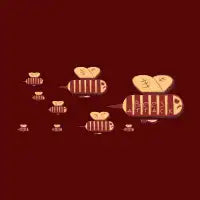Bees Attack - design