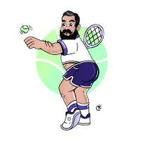 Racquet Man - design