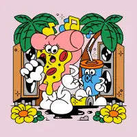 PIZZA PARTY - design