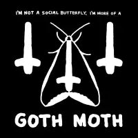 Goth Moth - design
