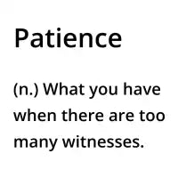 Patience Definition - design