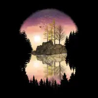 evening scenery - design