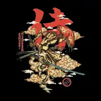 Samurai Mushroom - design