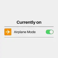 Airplane mode - design