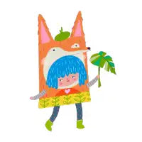 Fox Girl with Elephant Ear - design