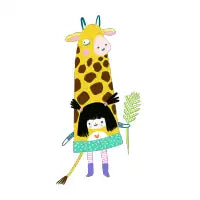 Giraffe Girl - design