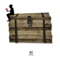 Cofre y flor - design
