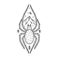 Spider Line T-Shirt - design