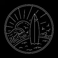 Summer Surf Monoline T-Shirt - design