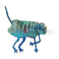 Funky Watercolour Cat - design