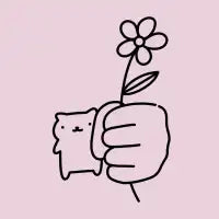 flower cat - design