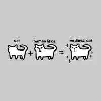 medieval cats - design