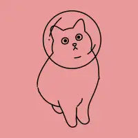 space cat - design