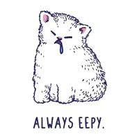 Always eepy cat - design