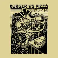 Burger vs Pizza - design