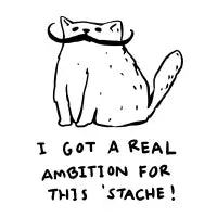 Cat Mustache - design