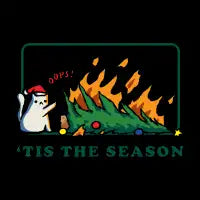 Cat Vs Christmas Tree - design