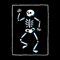 Dancing Skeleton - design