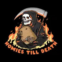 Death's Capybara Bestfriend Homies Till Death - design
