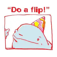 Do a flip beluga whale - design