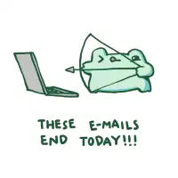 Email frog T-Shirt - design