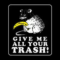 Give me all your trash Opossum - design