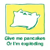 Give me pancakes cat - design
