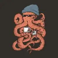 Hipster Octopus - design