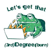 Let's get that degree frog - design