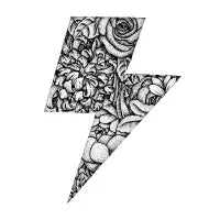Lighting bolt flowers - design