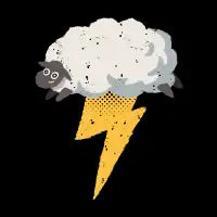 Lightning Bolt Sheep - design